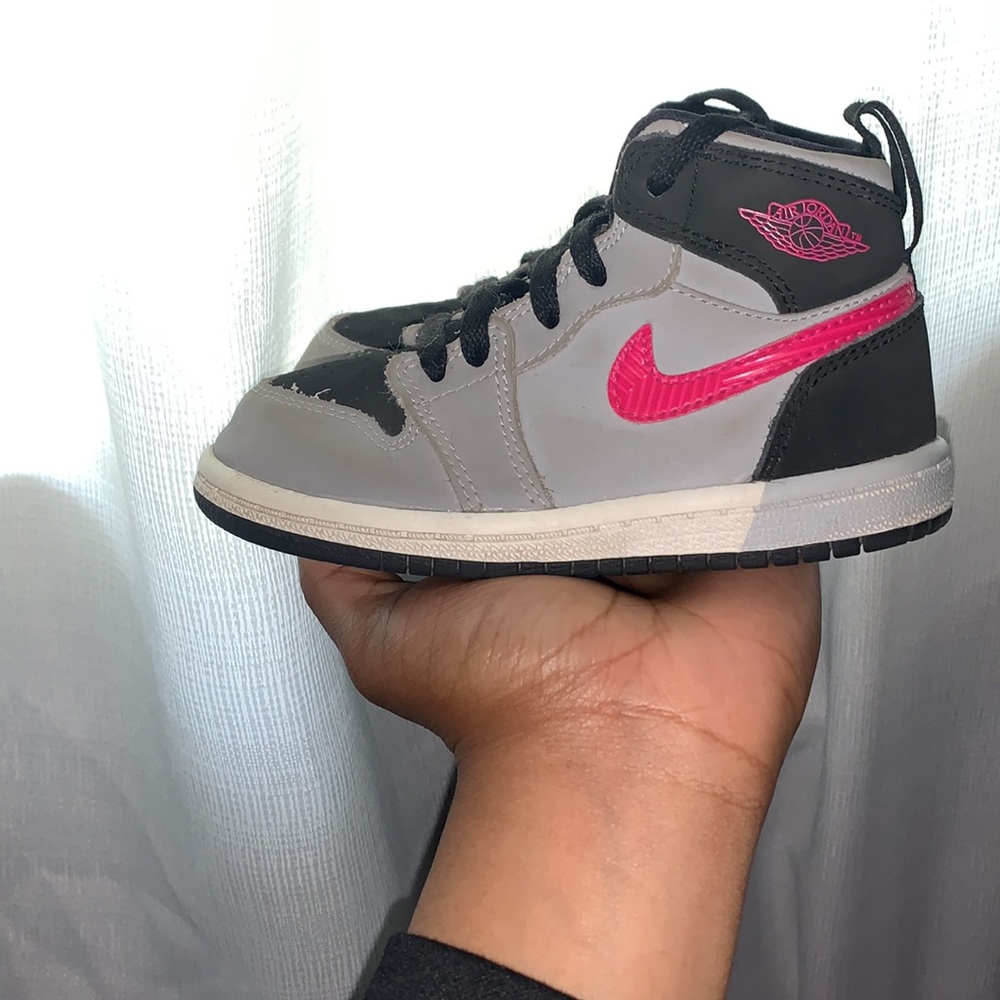 Kid's Air Jordan 1 Retro Deadly Pink' Used Sz 8c - Picture 2 of 5